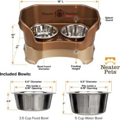 Neater Pets Neater Feeder Deluxe Elevated & Mess-Proof Dog Bowls, Bronze 8 Neater Pets Neater Feeder Deluxe Elevated & Mess-Proof Dog Bowls, Bronze -PetSafe Shop Sale 89627 PT2. AC SS1800 V1672862697