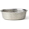 PetRageous Designs Crete Hammered Stainless Steel Dog & Cat Bowl