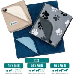 PetAmi Reversible Fleece Waterproof Cat & Dog Blanket -PetSafe Shop Sale 904070 PT6. AC SS1800 V1688157178
