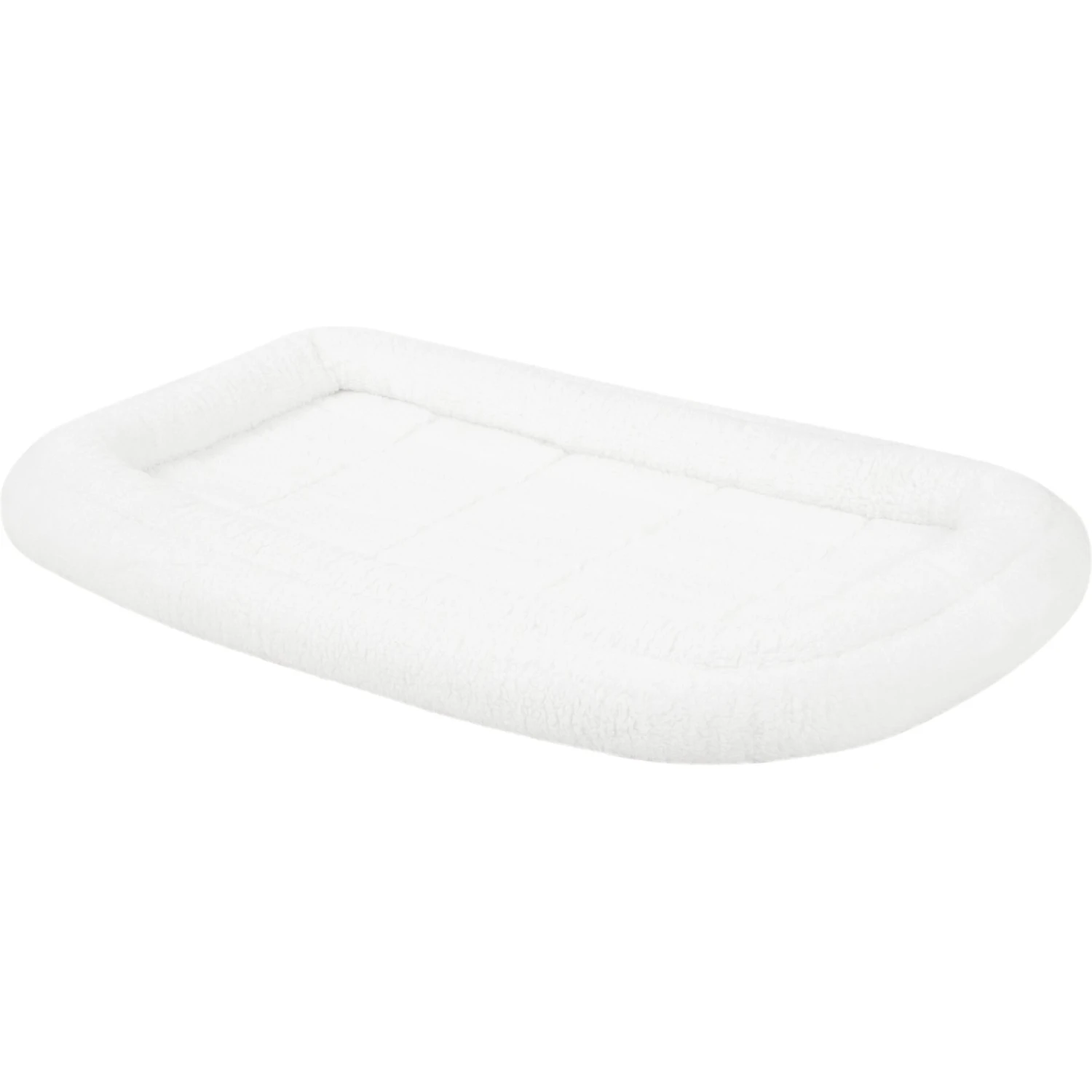 MidWest Quiet Time Deluxe Fleece Double Bolster Dog Crate Mat 3 MidWest Quiet Time Deluxe Fleece Double Bolster Dog Crate Mat - Image 3