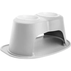 WeatherTech Double High Poly Bowl Cat & Dog Pet Feeding System