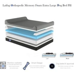 LaiFug Double Pillow Dog Bed -PetSafe Shop Sale 907254 PT3. AC SS1800 V1689095492