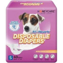 Honey Care All-Absorb Super Absorbent Disposable Female Dog Diapers