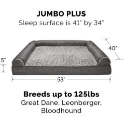 FurHaven Pet Products Luxe Fur & Performance Linen Full Support Dog & Cat Bed 11 FurHaven Pet Products Luxe Fur & Performance Linen Full Support Dog & Cat Bed -PetSafe Shop Sale 941190 PT2. AC SS1800 V1692386934