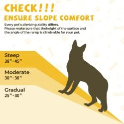 Coziwow Foldable Dog Car Ramp With Stairs, Black, 61-in -PetSafe Shop Sale 941678 PT2. AC SS1800 V1692301790