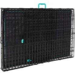 Frisco Heavy Duty Enhanced Lock Double Door Fold & Carry Wire Dog Crate & Mat Kit & MidWest Quiet Time Fleece Dog Crate Mat -PetSafe Shop Sale 947398 PT3. AC SS1800 V1693925029