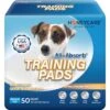Honey Care All-Absorb Ultra Absorbent Odor Eliminating Quick-Dry Surface Dog Pads, 22x23-in, 50 Count