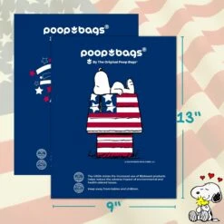 The Original Poop Bags Snoopy Line Americana Dog Waste Bags, 360 Count -PetSafe Shop Sale 989198 PT4. AC SS1800 V1703016558