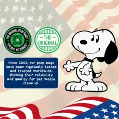 The Original Poop Bags Snoopy Line Americana Dog Waste Bags, 360 Count -PetSafe Shop Sale 989198 PT6. AC SS1800 V1703016557